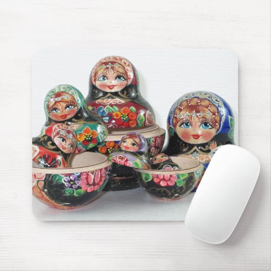 Nesting Doll Mousepad Muismat (Met muis)