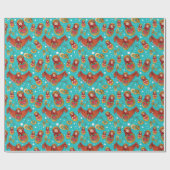 Nesting Dolls Wrapping Paper Cadeaupapier (Vlak)