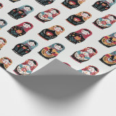 Nesting Dolls Wrapping Paper Cadeaupapier (Hoek)