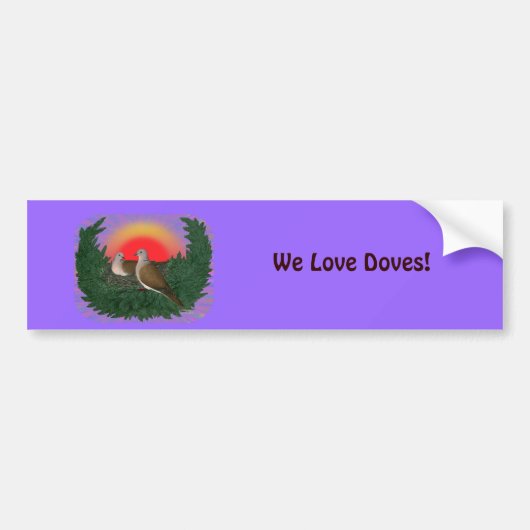 Nesting Doves Bumpersticker (Voorkant)