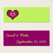 Nesting Hearts Plaatskaarten Mini Visitekaartjes (Voorkant /achterkant)