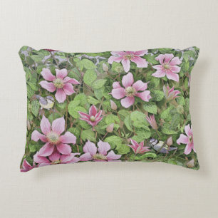 Nesting in Clematis Accent Kussen
