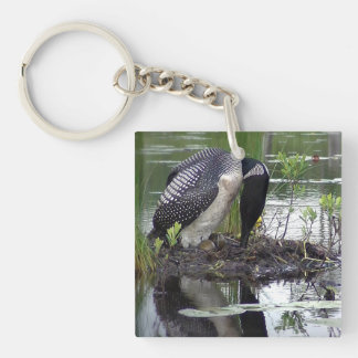 Nesting Loon sleutelhanger