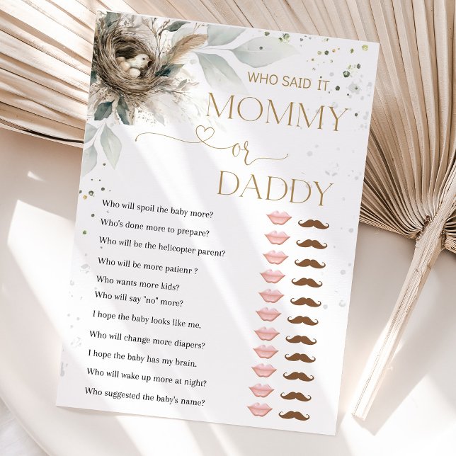 Nesting Neutral Rustic Fores Baby shower Games Aut (nesting baby shower games, woodland baby shower activities, rustic baby shower printable, neutral ba)