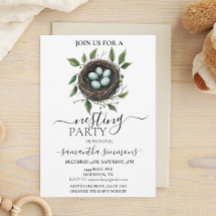 Nesting Party Baby shower Alternatieve Partij