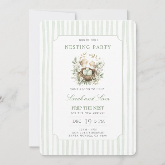 Nesting Party Invitation (Devant)
