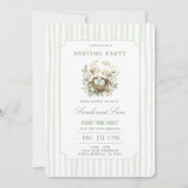 Nesting Party Invitation Kaart (Voorkant)