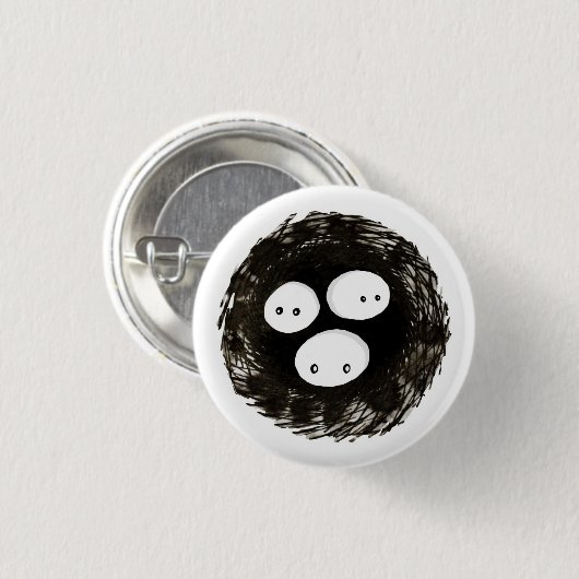 Nesting Spirits Ronde Button 3,2 Cm (Voorkant /achterkant)