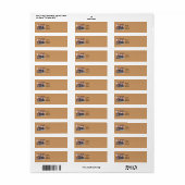 Nesting Time Loon Return Address Label (Full Sheet)