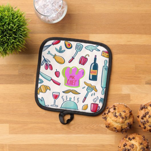Nestled Nook Oven Pot Holder Pannenlap (Top down)