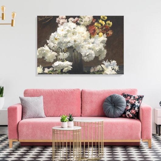  Nestor Gerans Astern in Vase Canvas Afdruk (Insitu (Woonkamer))