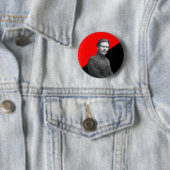 Nestor Makhno Anarcho-communist Ronde Button 5,7 Cm (In situ)