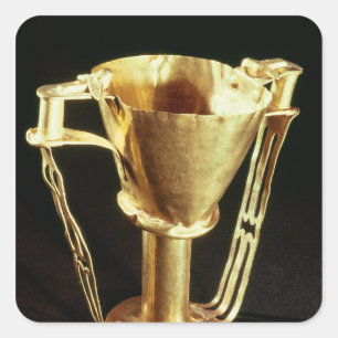 Nestor's cup, Mycenae, c.1550-1500 BC Vierkante Sticker