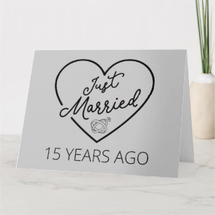 Net 15 Jaar Getrouwd III Kaart