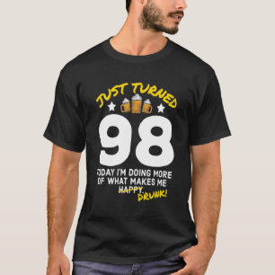 Net 98 bier Drink 98th Birthday Drink G T-shirt