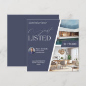 Net aangeboden | Flikker onroerend goed Kaart (Voorkant / Achterkant)