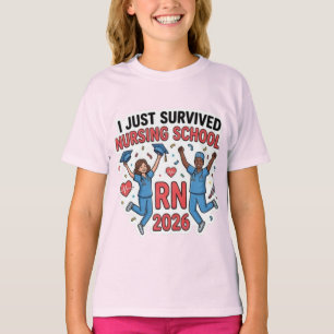 Net afgestudeerd aan de verpleegkundige opleiding t-shirt