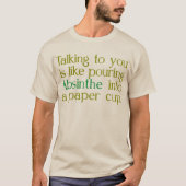 Net als Absinthe in een papieren VE T-shirt (Voorkant)