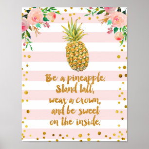 Net als ananas Poster Art Print