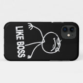 Net als Baas meme Case-Mate iPhone Case (Achterkant (horizontaal))