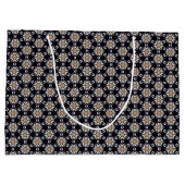 Net als bij Daisy Pattern Large Gift Bag Groot Cadeauzakje (Achterkant)