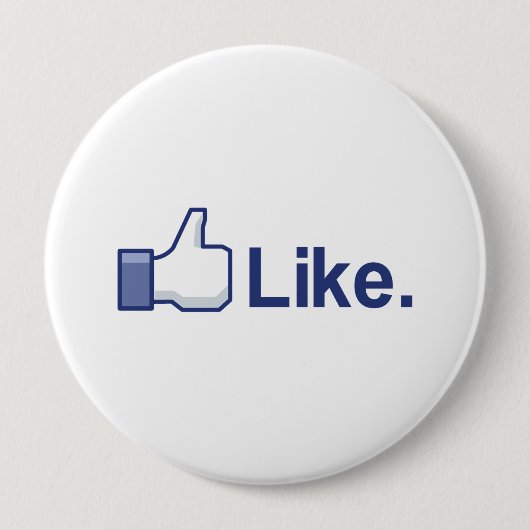 Net als Bumpersticker Ronde Button 4,0 Cm (Voorkant)