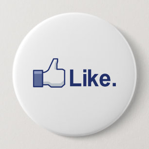 Net als Bumpersticker Ronde Button 4,0 Cm