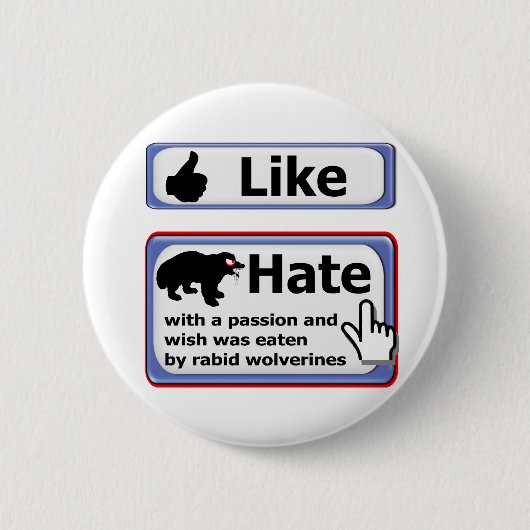 Net als Button, Hate Button (Voorkant)