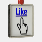 Net als Button Ornament (Rechts)