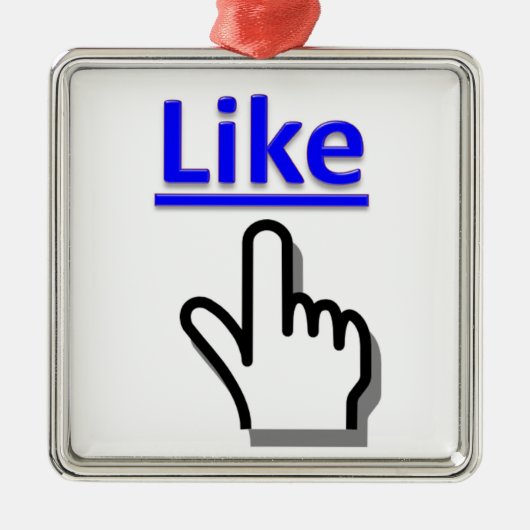 Net als Button Ornament (Voorkant)
