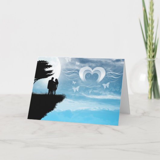 Net als de hemel feestdagen kaart (Voorkant)