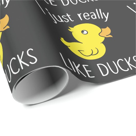 Net als Ducks Funny Duck Lover Cadeaupapier (Rol Hoek)