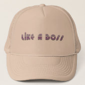 Net als een Baas Apparel Trucker Pet (Voorkant)