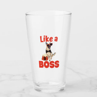 Net als een Baas-Duitse herder Glas