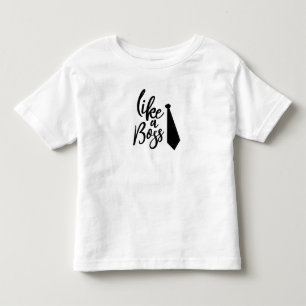 Net als een baas kinder shirts