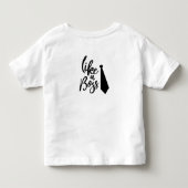 Net als een baas kinder shirts (Achterkant)