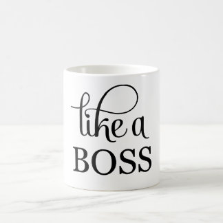Net als een baas koffiemok