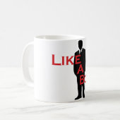 Net als een baas koffiemok (Voorkant links)