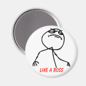 Net als een baas magneet (Voorkant / Achterkant)