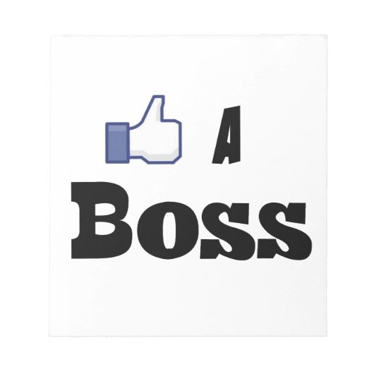 Net als een baas notitieblok (Voorkant)