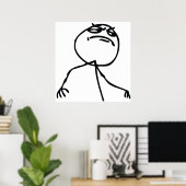 Net als een baas poster (Thuiskantoor)