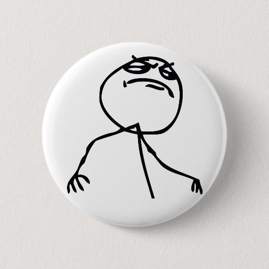 Net als een baas ronde button 5,7 cm (Voorkant)