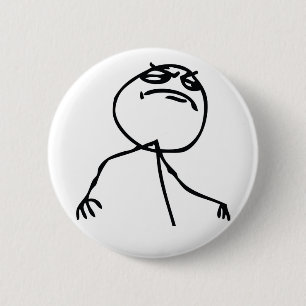 Net als een baas ronde button 5,7 cm