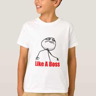 Net als een baas t-shirt