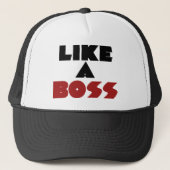 Net als een baas trucker pet (Voorkant)