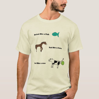 Net als een Cow t-shirt