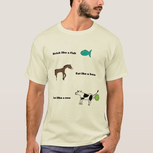 Net als een Cow t-shirt (Voorkant)