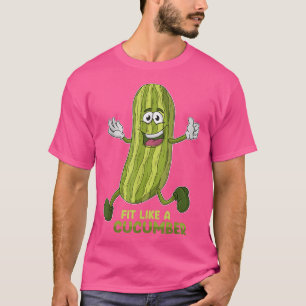 Net als een komkommerpekelkomkommer humor t-shirt