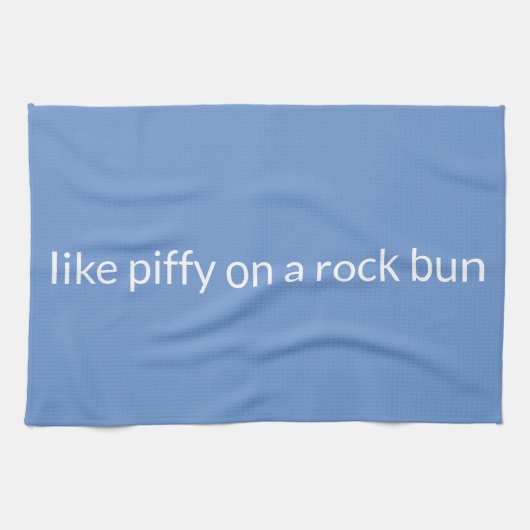 Net als een rockbun Funny Expression Tea Theedoek (Horizontaal)