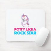 net als een rockster muismat (Met muis)